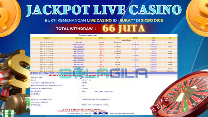JACKPOT BOLAGILA JACKPOT BOLAGILA
