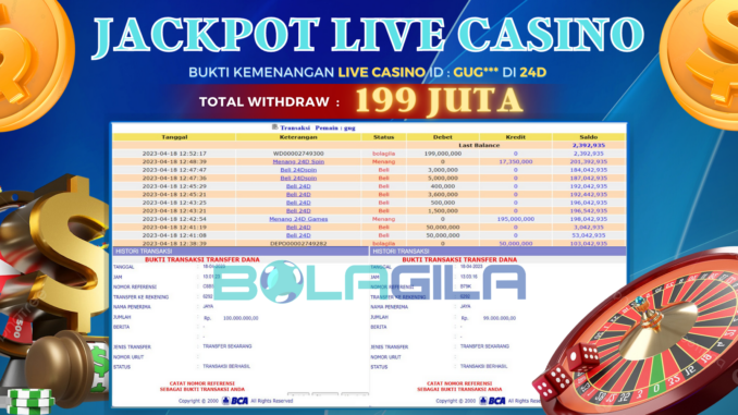 BOGIL JP CASINO MALAM