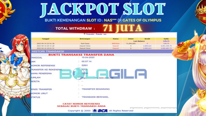 bukti jp bolagila #88 bukti jp bolagila #88