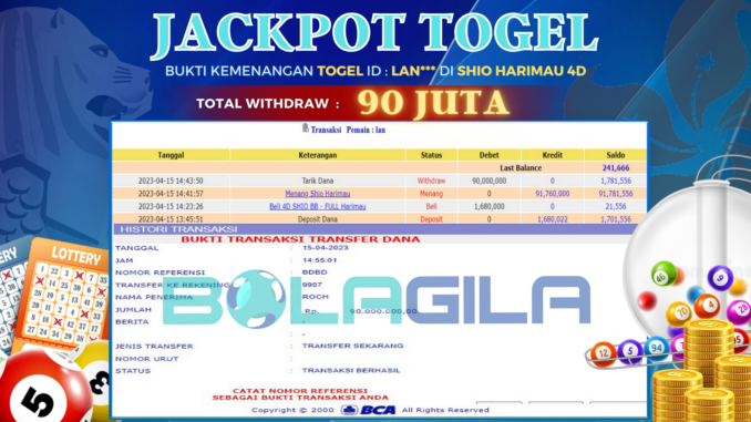 bukti jp bolagila #94 bukti jp bolagila #94